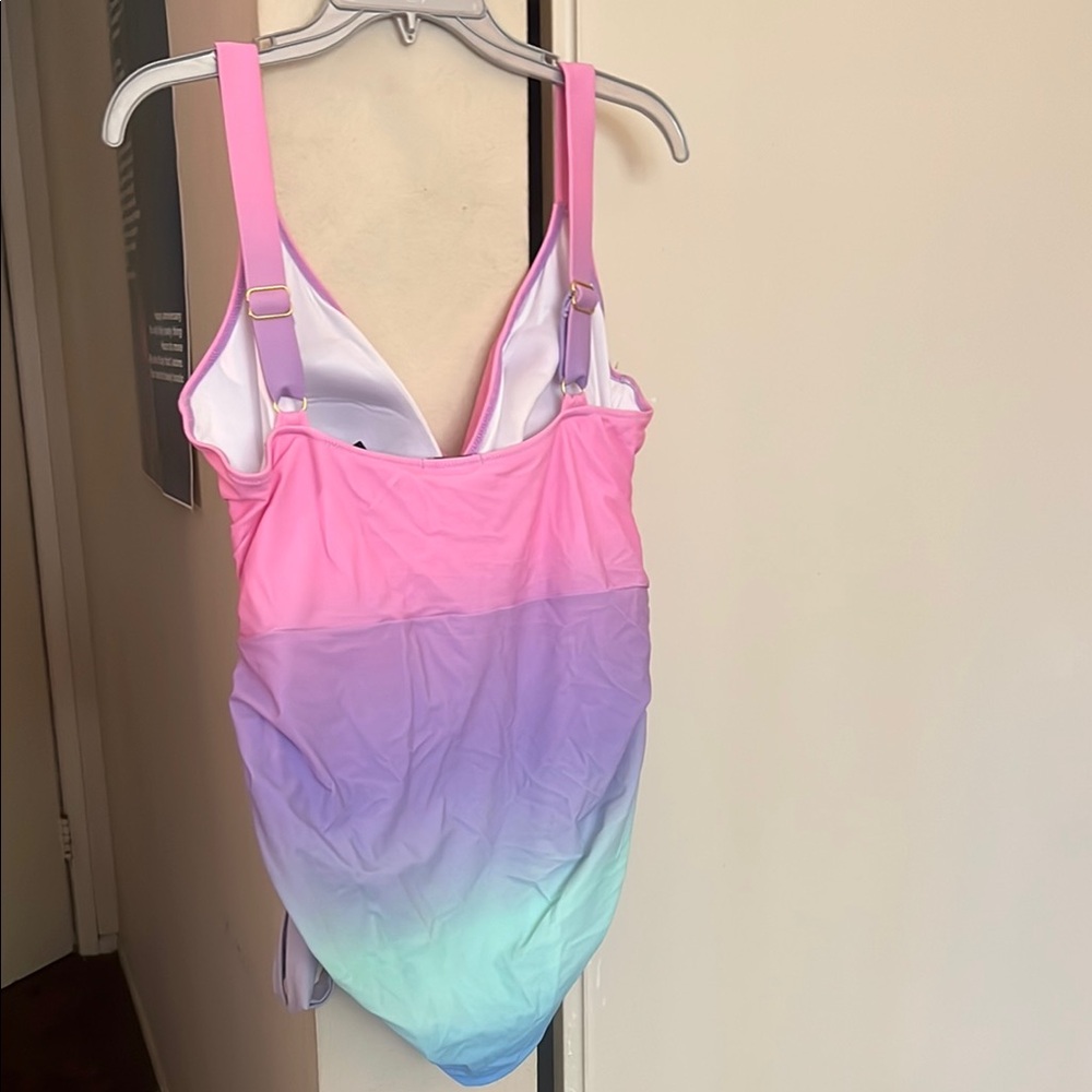Pink Desert x Sassy Red Lipstick Collab One Piece Swimsuit - Picture 3 of 6